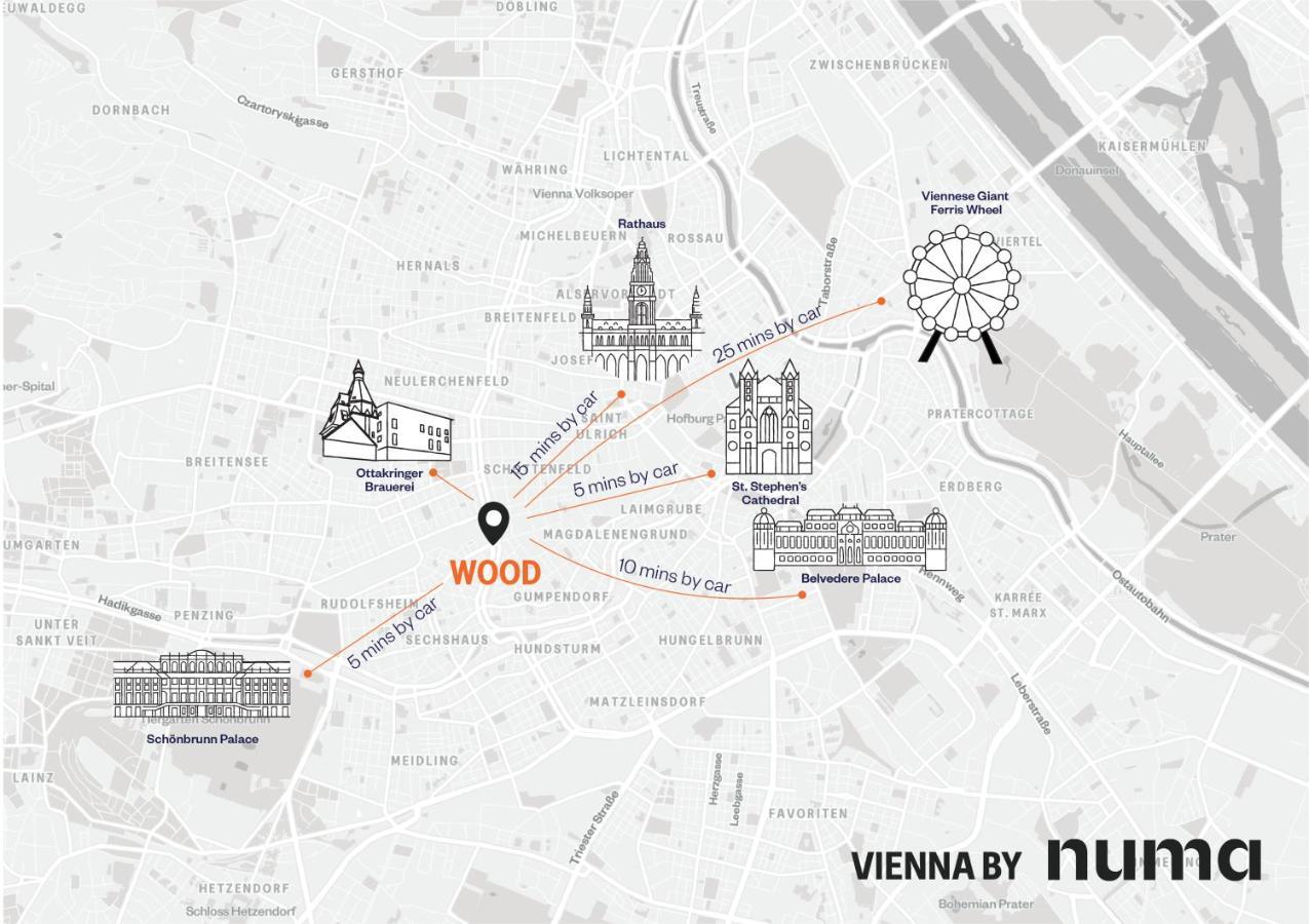 الشقق الفندقية Numa Vienna Wood المظهر الخارجي الصورة